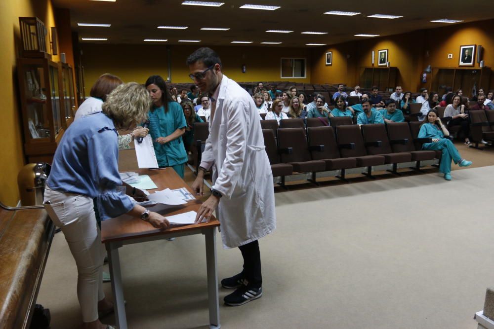 Acto de clausura de la nueva promoción de profesionales que culminan la residencia en el Hospital Clínico de Málaga