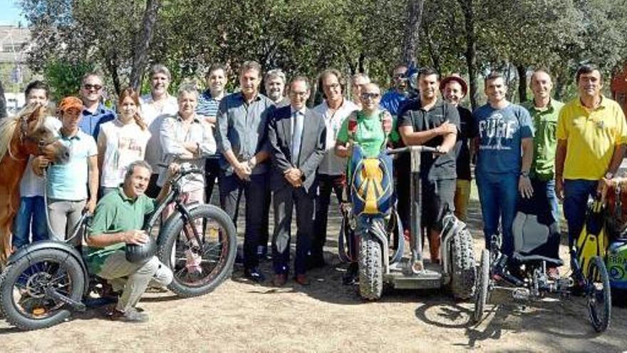 Presentació de l&#039;edició d&#039;enguany dels Benet Games, ahir, amb representants d&#039;empreses participants