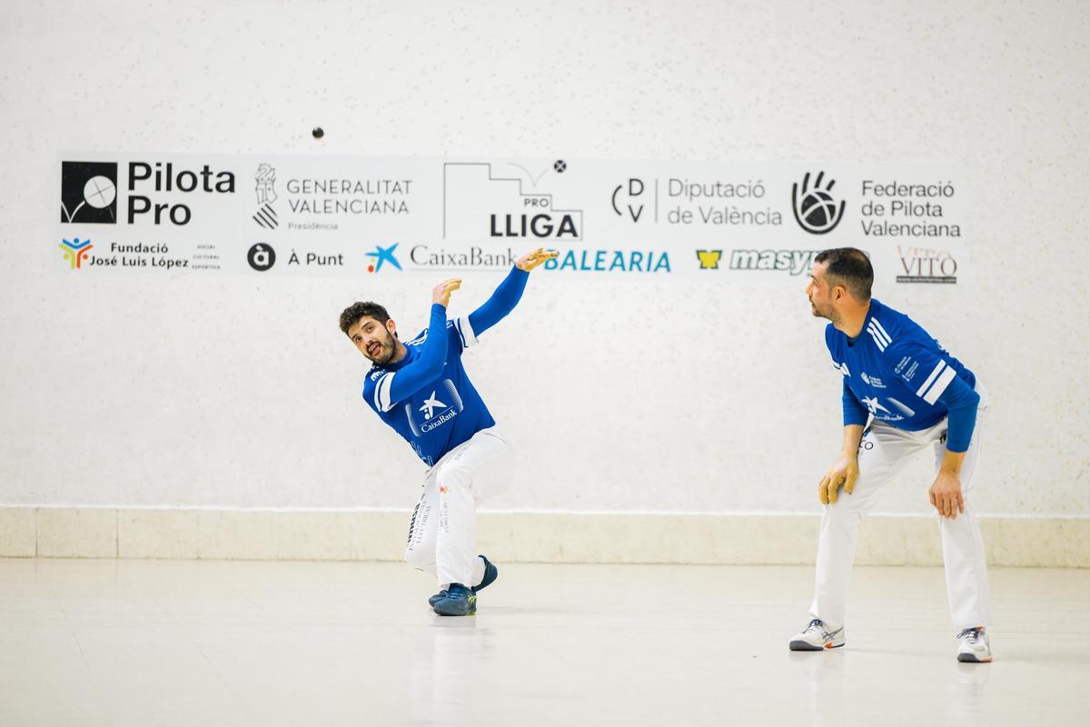 Jose Salvador i Pere en la Lliga CaixaBank.