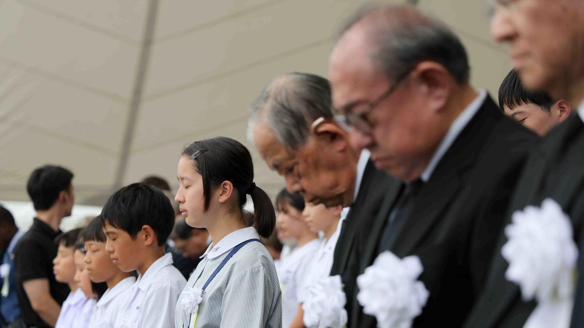 Nagasaki pide abolir las armas nucleares en el 81 aniversario de la bomba atómica