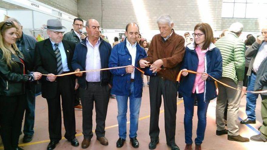 Inauguración oficial de la Feria Transfronteriza de san Miguel en Carbajales de Alba.