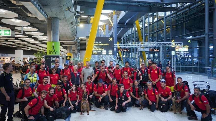 Regresa a Madrid el ERICAM tras su misión de rescate en Venezuela