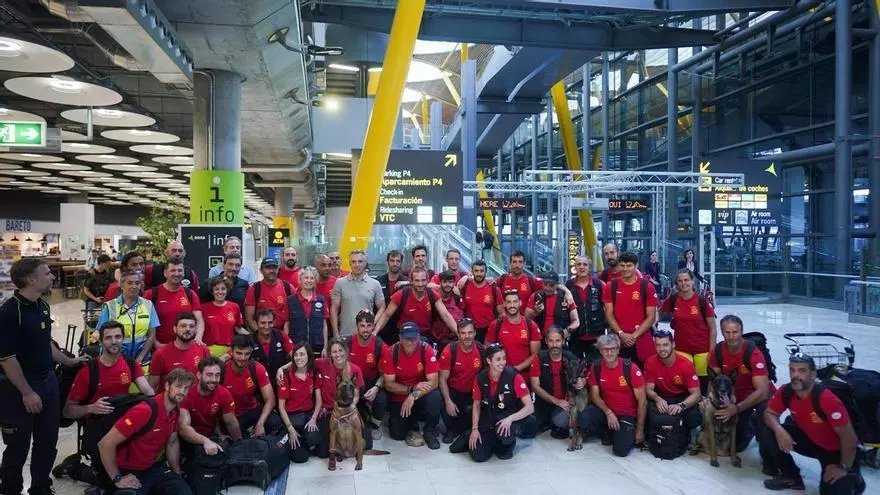 Regresa a Madrid el ERICAM tras su misión de rescate en Venezuela