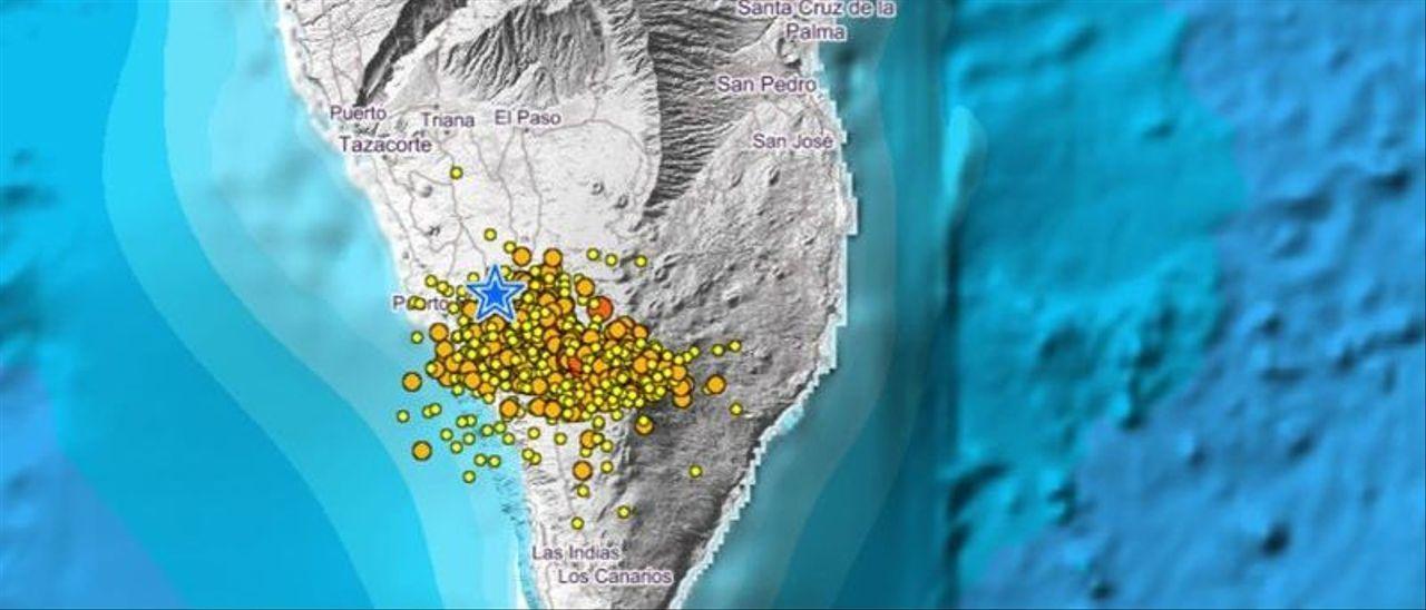 Seísmos en La Palma.