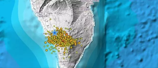 Los seísmos se acercan a la superficie de La Palma