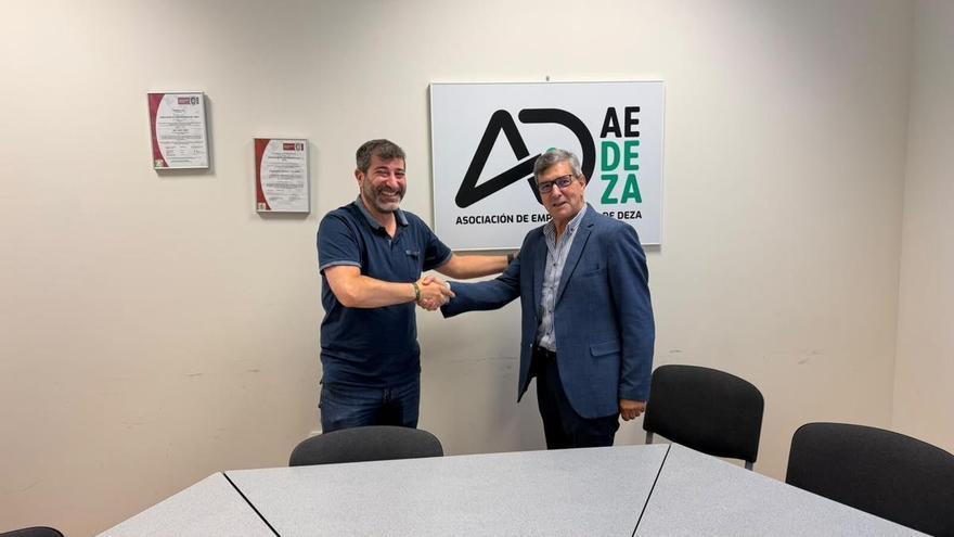 Ramiro Mejuto asume la presidencia de la Asociación de Empresarios de Deza tras el traspaso de poderes