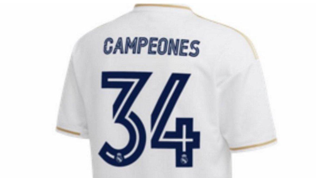 La camiseta campeona del Madrid, a la venta antes de tiempo