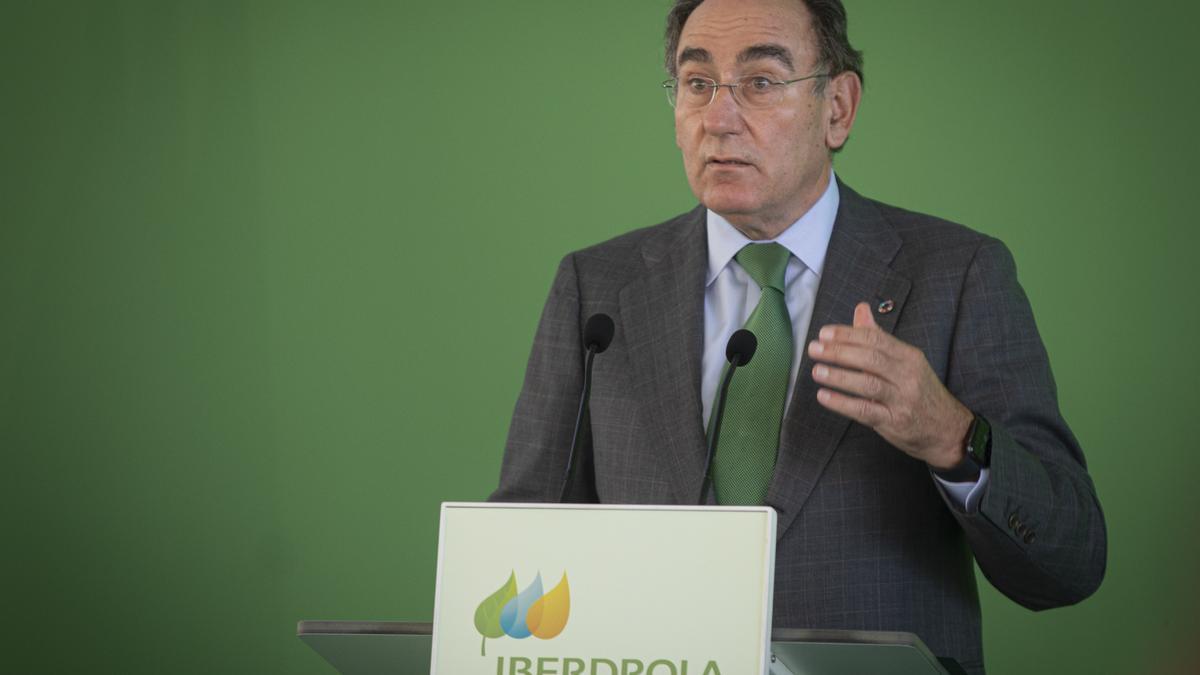 El presidente de Iberdrola, Ignacio Sánchez Galán.