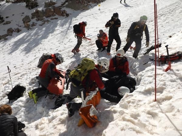 Simulacre de rescat a Vallter