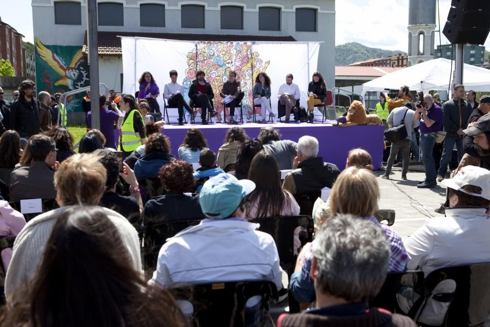 Acto de Podemos con Íñigo Errejón en La Felguera