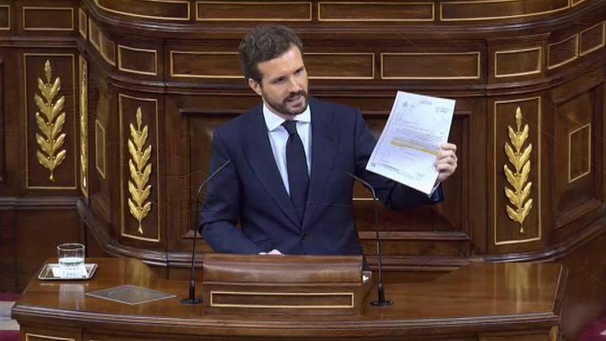 Casado acusa a Pedro Sánchez de "desatar una caza de brujas en la Guardia Civil"