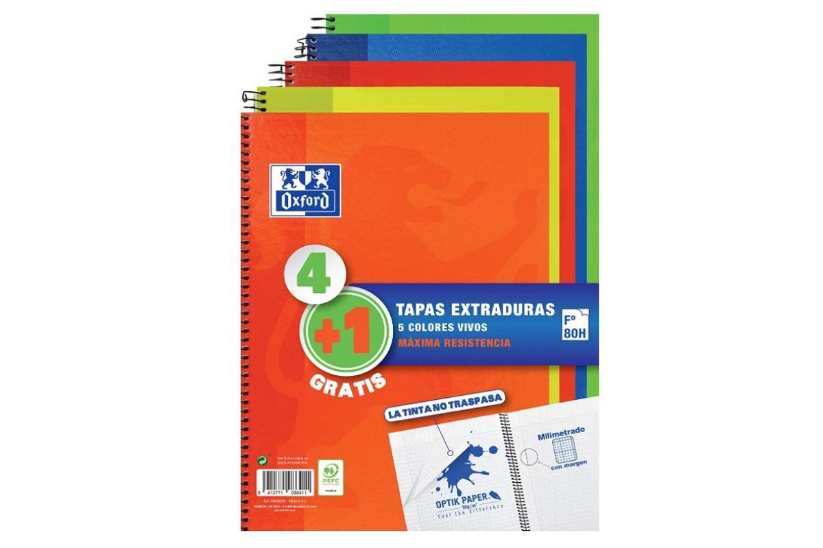 Oxford - Pack 4+1 Cuadernos