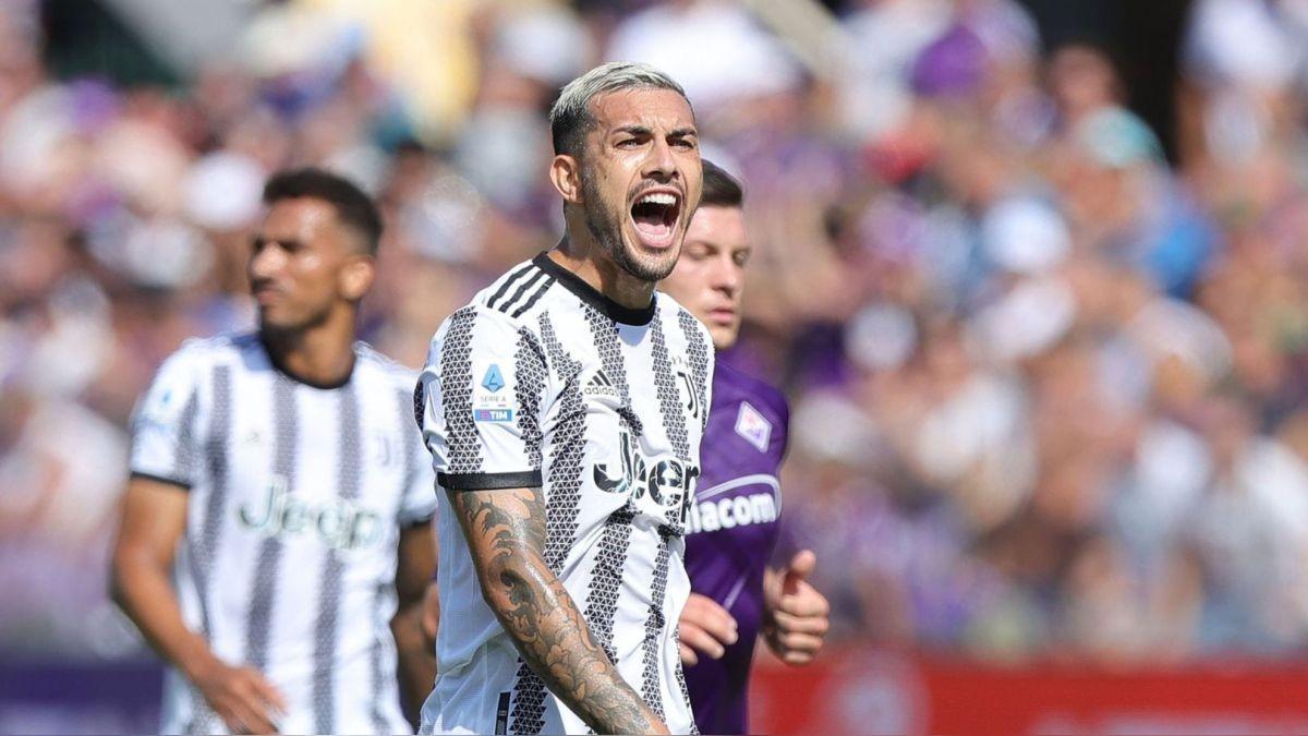 Leandro Paredes, con la camiseta de la Juventus