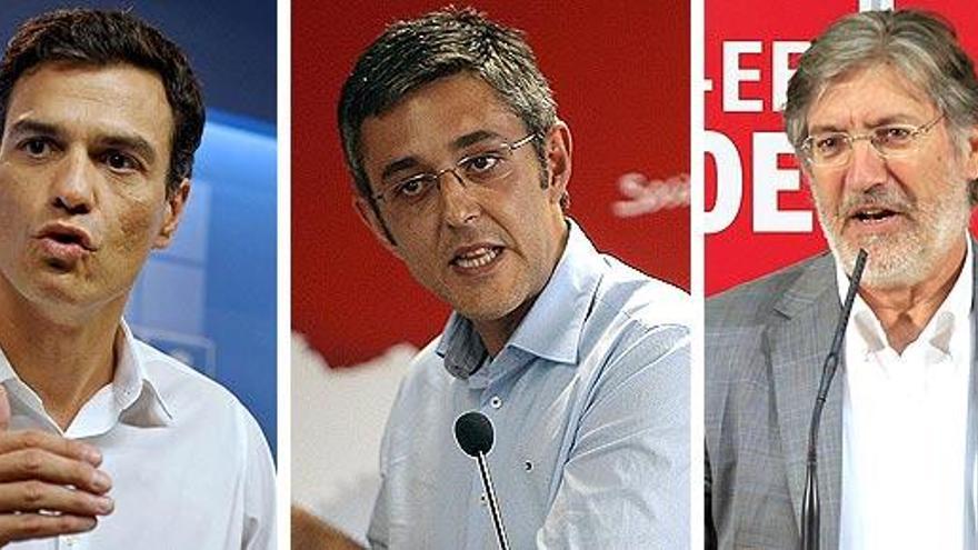 Sánchez, Madina y Pérez Tapias.