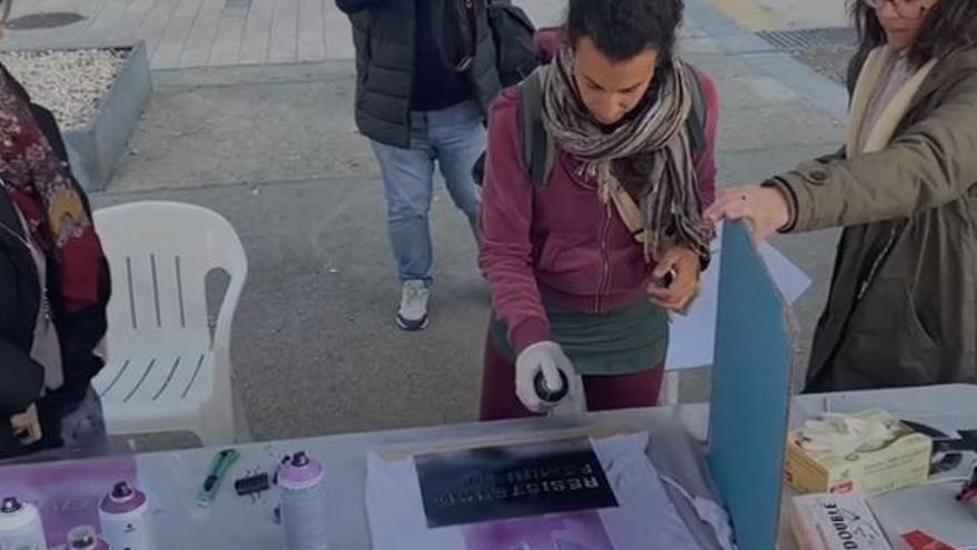 Talleres previos a la manifestación del 8M en Ibiza