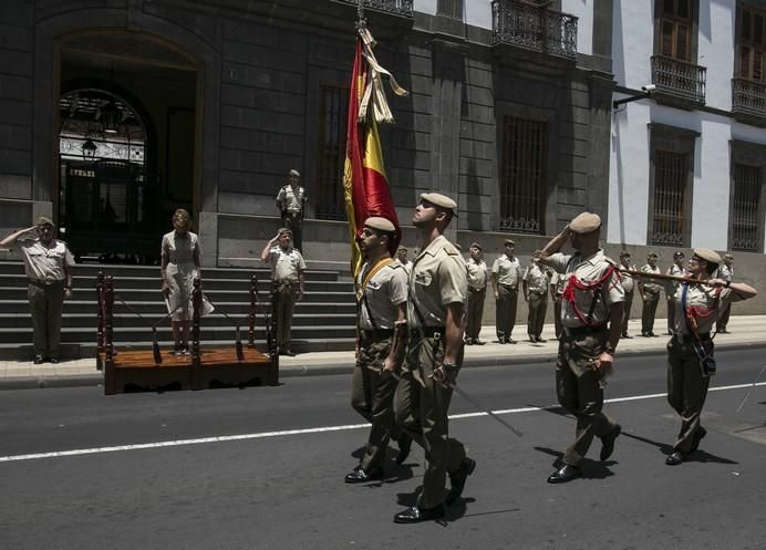 19/07/2017  EJERCITO DEFENSA   visita de la ministra de defensa María Dolores de Cospedal  a la capitanía  de canarias