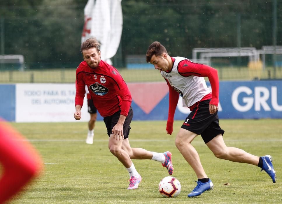 El Dépor prepara el partido contra el Cádiz