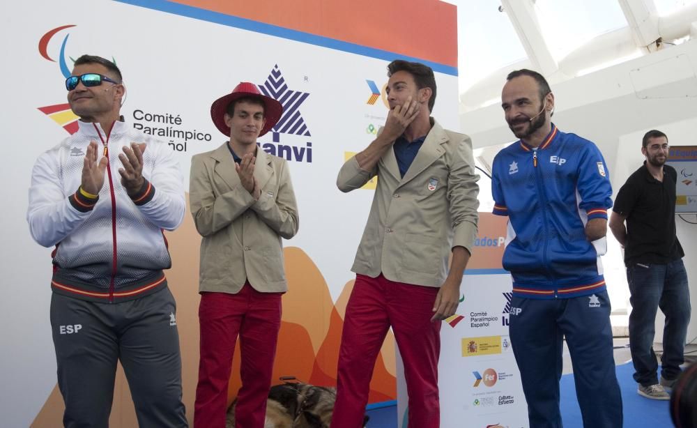 Presentación de la equipación de la selección paralímpica española