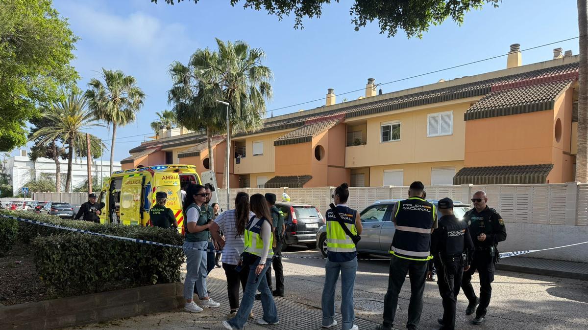 Las imágenes del apuñalamiento en una calle de Platja d'en Bossa