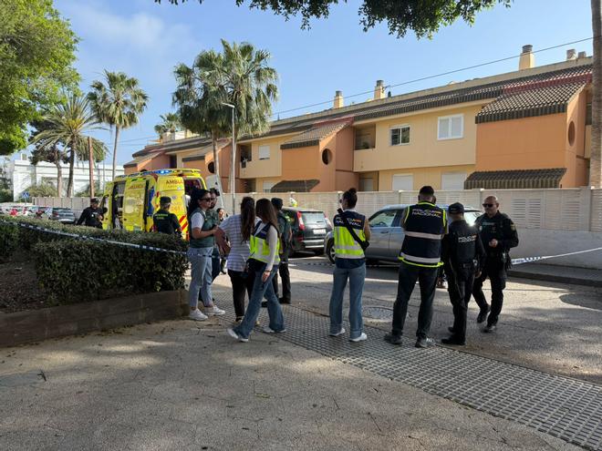 Las imágenes del apuñalamiento en una calle de Platja d'en Bossa