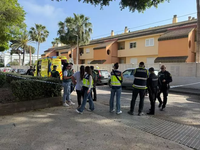 Las imágenes del apuñalamiento en una calle de Platja d'en Bossa