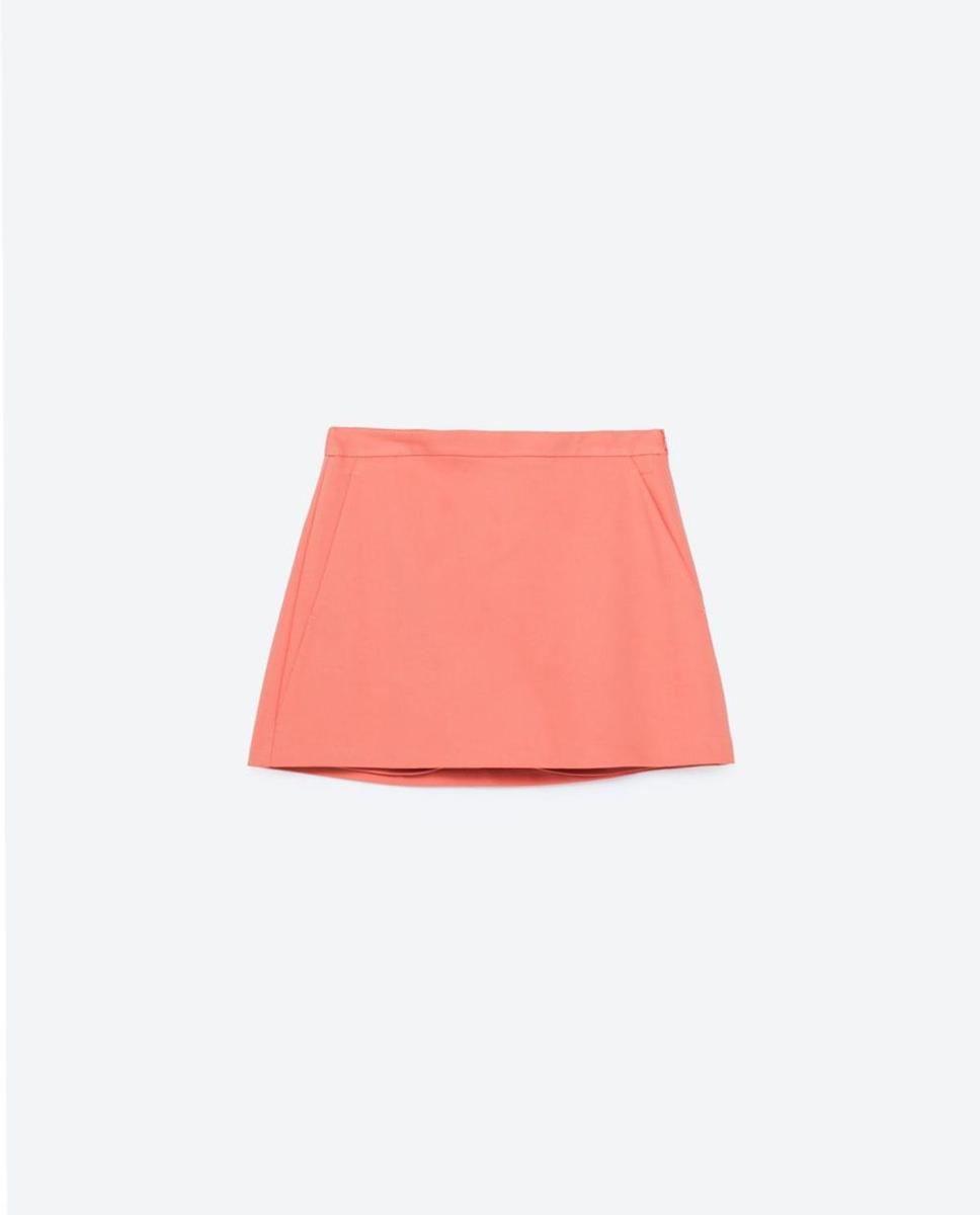 Zara otoño-invierno 2016: falda pantalón mini