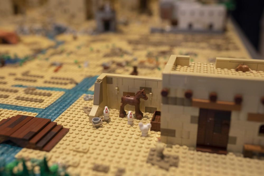 Montaje del Lego Belén en el Museo Etnográfico