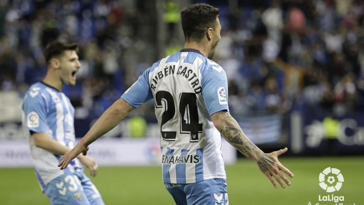 Rubén Castro, tras conseguir el primer gol