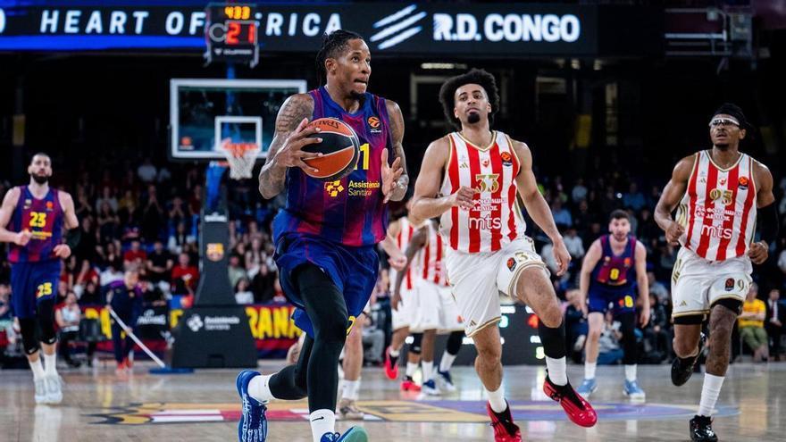 El Barça gana en la prórroga al Estrella Roja antes de recibir en Liga Endesa al Unicaja