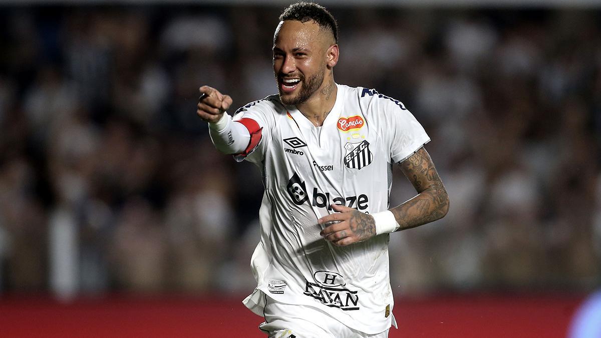 ¡Golazo olímpico de Neymar!