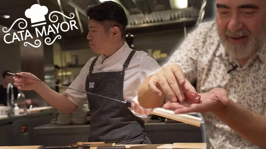 Nigiris en el restaurante Koy Shunka, el mejor 'sushi' de Barcelona