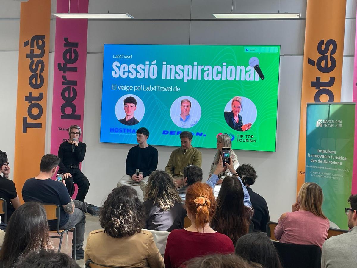 El Barcelona Travel Hub organiza diferentes actividades como esta sesión inspiracional