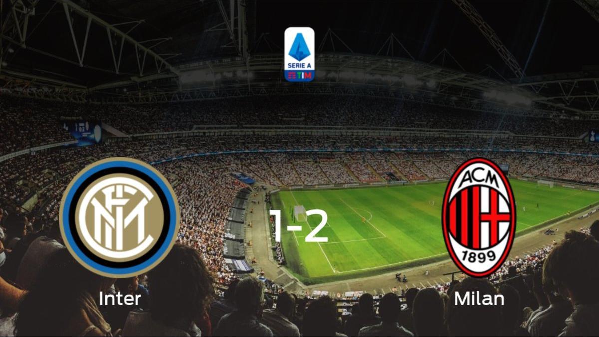 El AC Milan se lleva tres puntos a casa tras vencer 1-2 al Inter