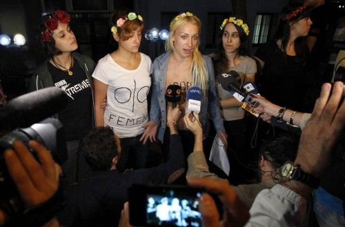 CONCENTRACIÓN DE ACTIVISTAS DE FEMEN