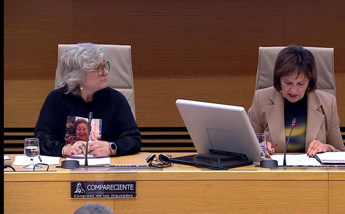 Carmina Gil en la comisión de la dana en el Congreso de los Diputados