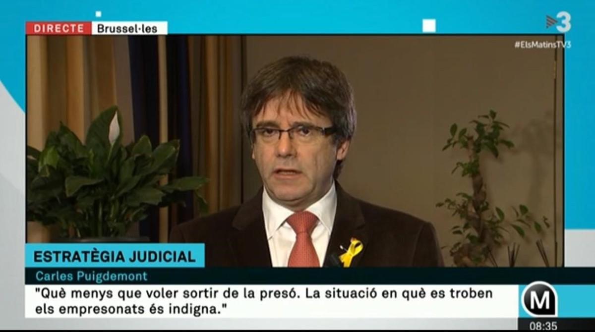 zentauroepp41133255 30 11 2017 carles puigdemont entrevistado en els matins de t171130084224