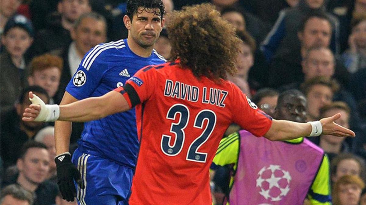 Diego Costa y David Luiz han protagonizado grandes duelos en Europa