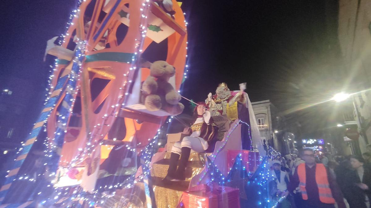 Una de las carrozas reales en la cabalgata del año pasado.