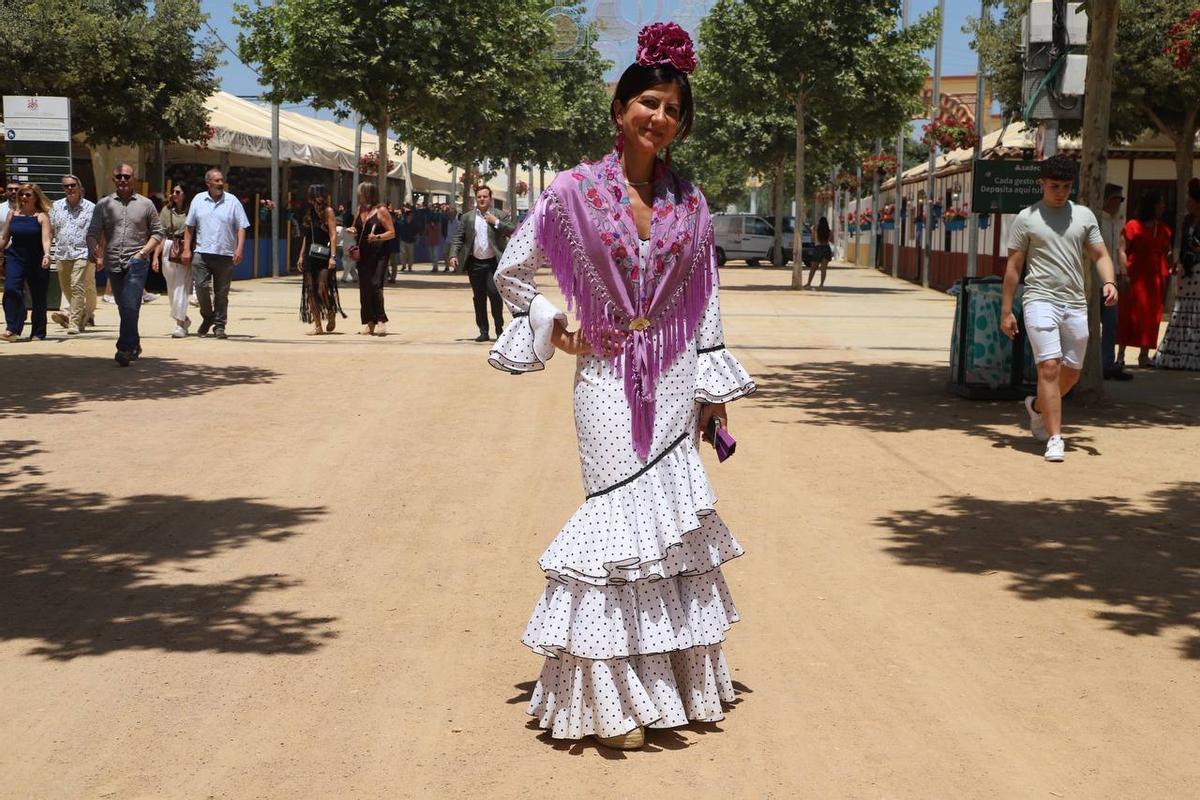 Trajes de gitana en el martes de Feria Trajes de gitana en el martes de Feria