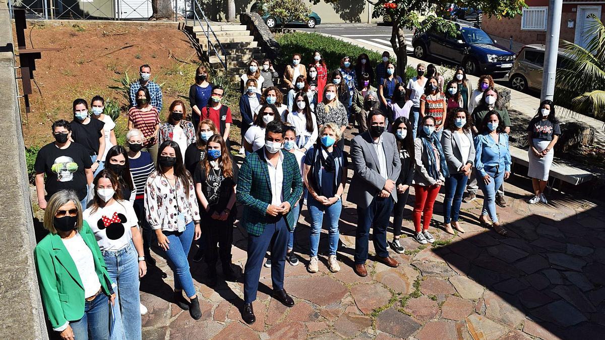 Acto de presentación del programa ‘La Laguna cuida’.