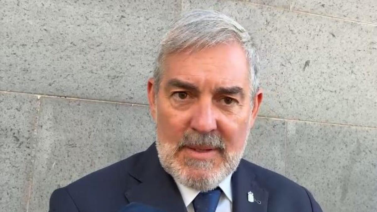 Clavijo ve "con preocupación" la situación migratoria en Ceuta porque ya "la vivimos" en 2024