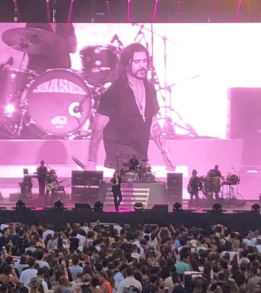 Juanes, durante el concierto