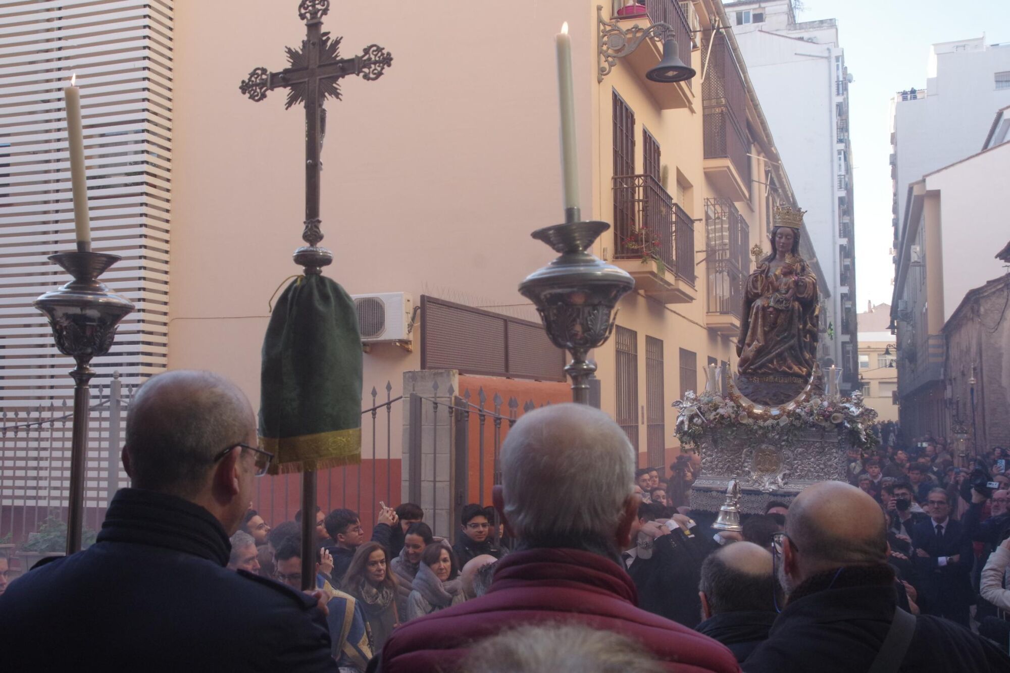 Traslado de la Virgen de la Victoria desde la Divina Pastora hasta la parroquia de San Pablo