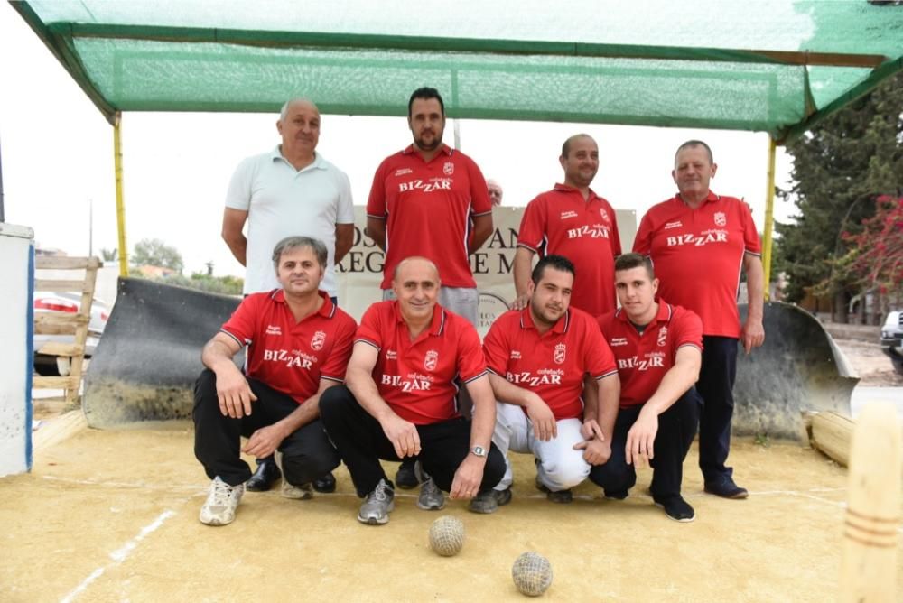 Campeonato Regional de Bolos Huertanos: La Derecha prolonga su reinado