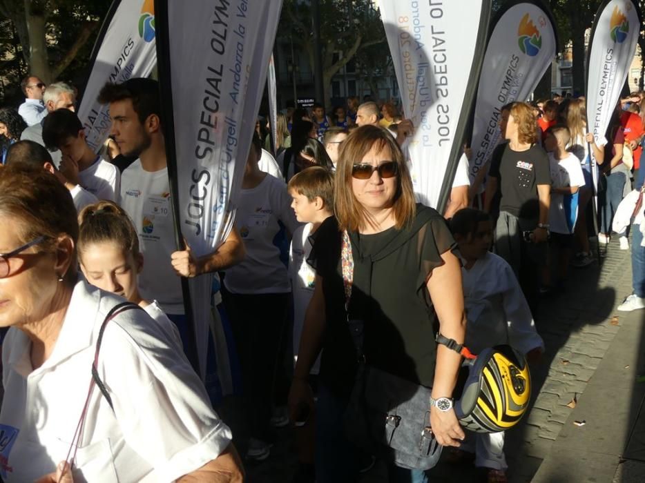 La flama dels Special Olympics arriba a Figueres