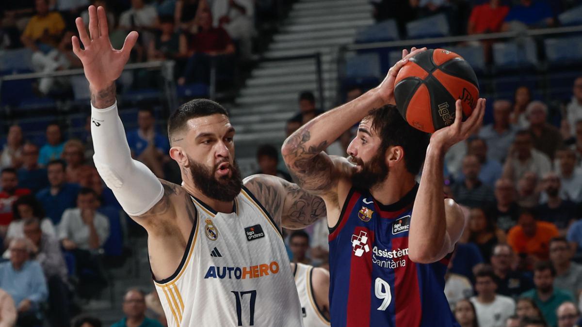 Vincent Poirier, en acción con el Real Madrid