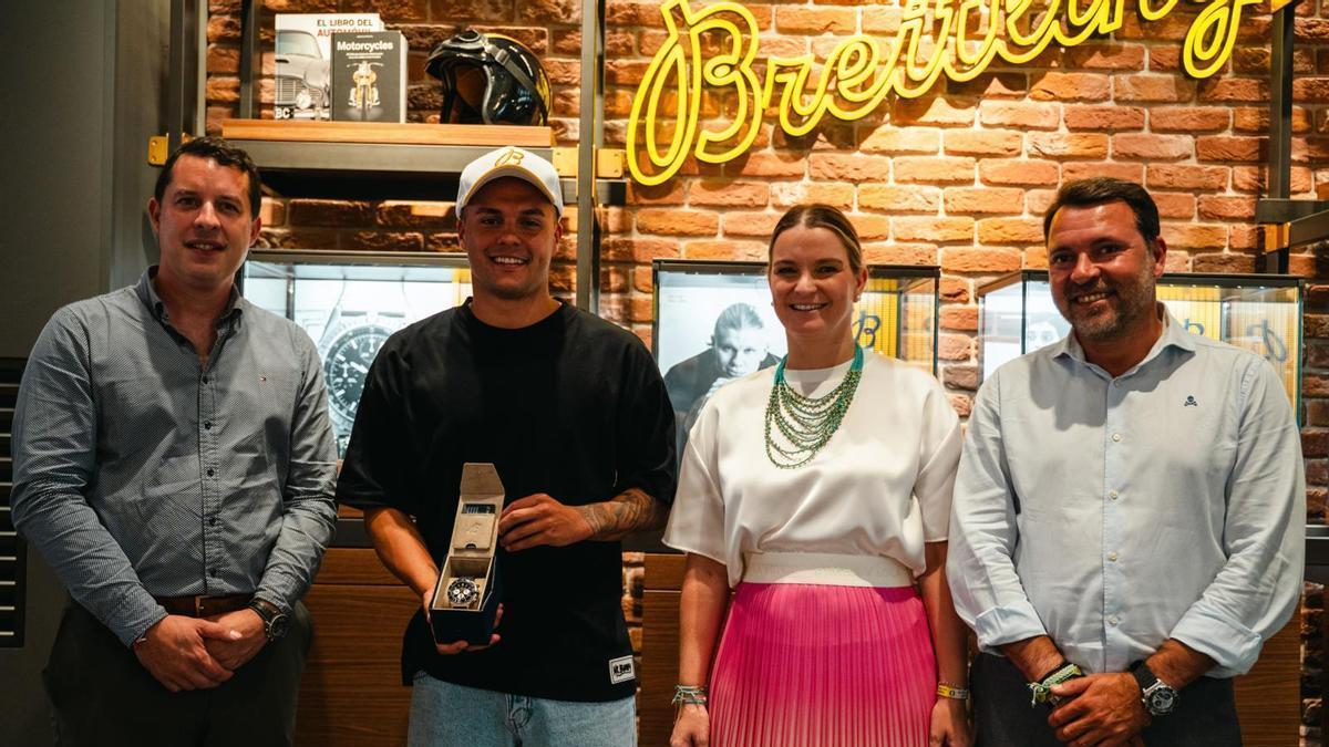 Maxime Germe, Fabinho, la persidenta del Govern Marga Prohens y José Tirado