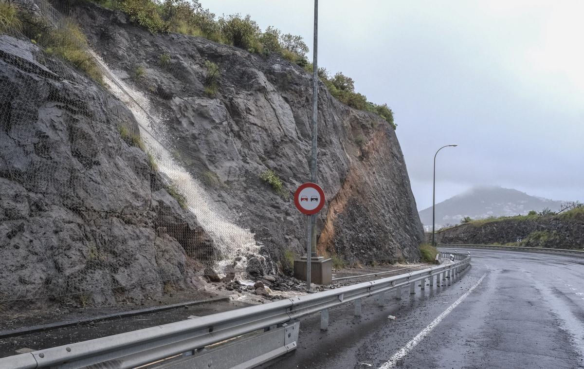 Efecto de la tormenta Therese norte de Gran Canaria