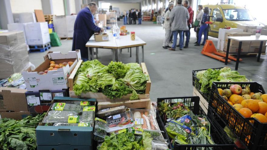 Imagen de un banco de alimentos.