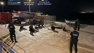 Diez detenidos y 400 kilos de hachís incautados en una operación antidroga en Gran Canaria